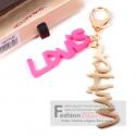 Louis Vuitton replica graffiti bag charms M65768 (fuchsia)