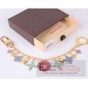 Louis Vuitton replica looping chain key ring M66005 GM (pink)