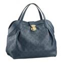 Louis Vuitton replica mahina leather cirrus MM M97061(marine)