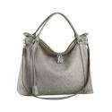 Louis Vuitton replica antheia leather ixia MM M97063(gris clair)