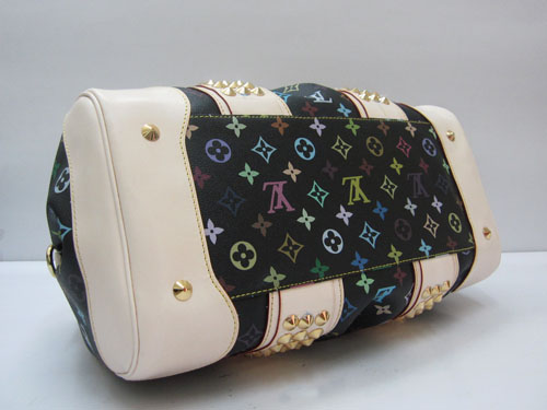 Louis Vuitton replica monogram multicolore courtney GM M40261 (black)