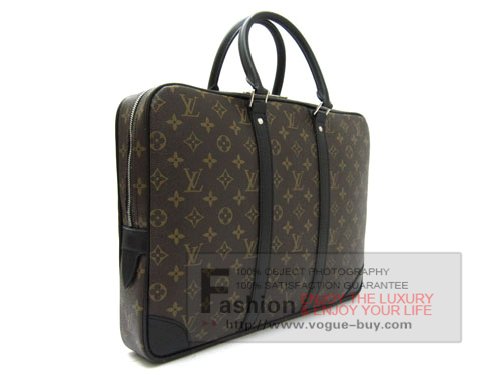 Louis Vuitton monogram macassar canvas Porte-Documents Voyage M40225