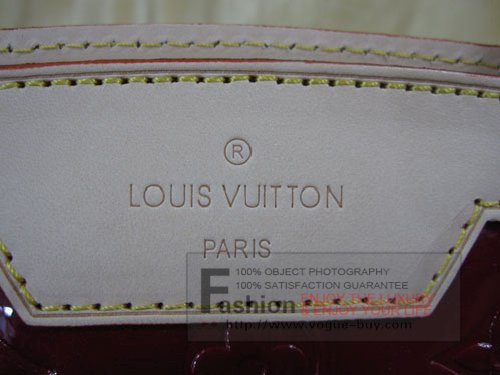 Louis Vuitton replica monogram vernis Brea GM M91616 (pomme damour)