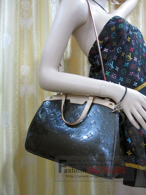 Louis Vuitton replica monogram vernis Brea MM M91619 (khaki)