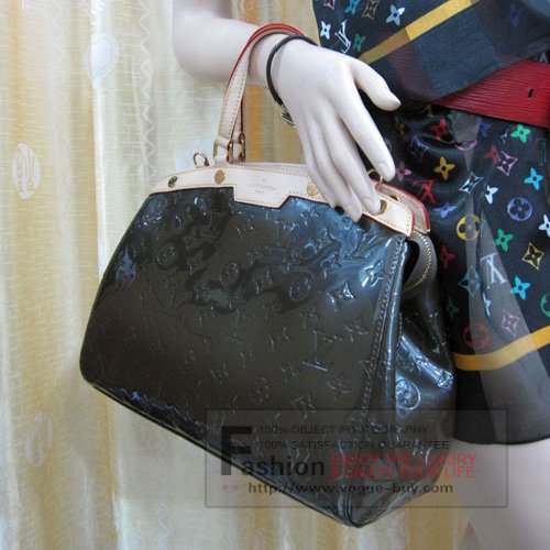 Louis Vuitton replica monogram vernis Brea MM M91619 (khaki)