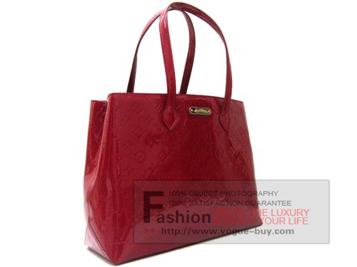 Louis Vuitton replica monogram vernis Wilshire GM M91649 (pomme damour)