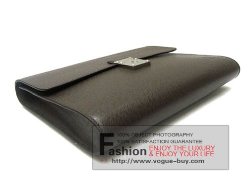 Louis Vuitton replica Taiga Leather Minuto portfolio M31068 (grizzli)