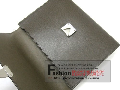Louis Vuitton replica Taiga Leather Minuto portfolio M31068 (grizzli)