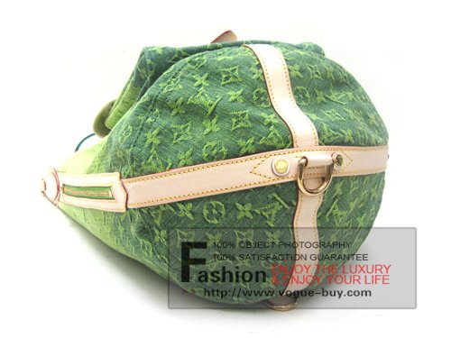 Louis Vuitton replica monogram denim sunburst PM M93185 (green)
