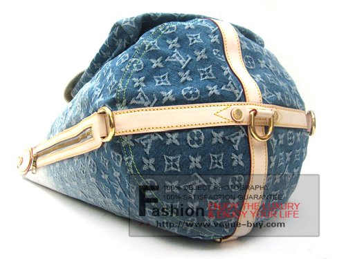 Louis Vuitton replica monogram denim Sunburst GM M93186 (blue)