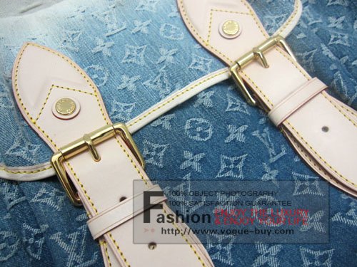 Louis Vuitton replica monogram denim Sunburst GM M93186 (blue)