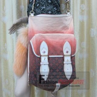 Louis Vuitton replica monogram denim Sunburst GM M93186A (orange)