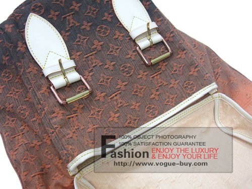 Louis Vuitton replica monogram denim Sunburst GM M93186A (orange)