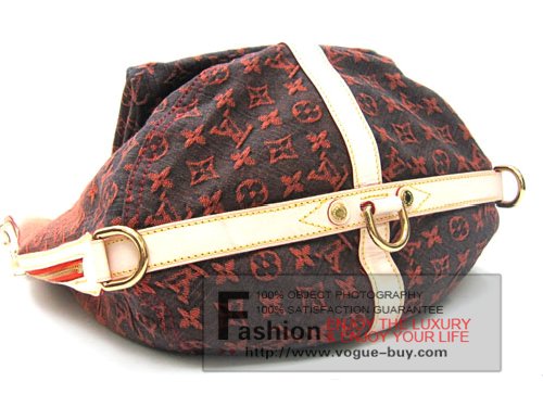 Louis Vuitton replica monogram denim Sunburst GM M93186A (orange)