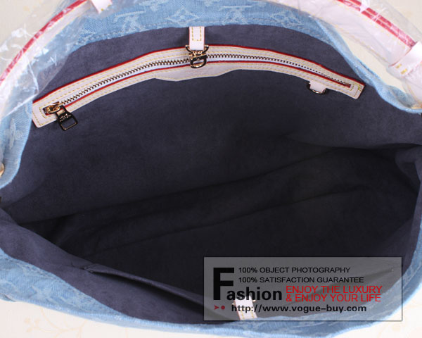 Louis Vuitton replica monogram denim Daily GM M40492(bleu clair)