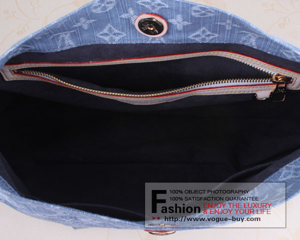 Louis Vuitton replica monogram denim Daily PM M40495(bleu clair)