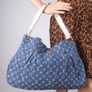 Louis Vuitton replica monogram denim Daily PM M40494(dark blue)