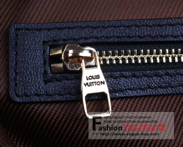 Louis Vuitton replica Monogram Blocks Zipped Tote M40504(marine)