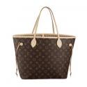 Louis Vuitton replica monogram canvas Neverfull MM M40156